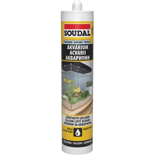 Soudal akváriumragasztó szilikon TRANSZPARENS 280ml Soudal akváriumragasztó szilikon TRANSZPARENS 280ml